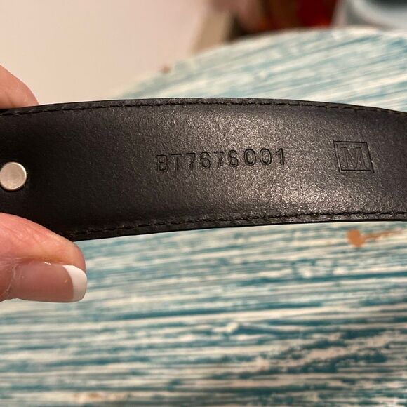 Vintage Fossil Women’s Leather Silver Scrollwork Belt - Picture 8 of 9